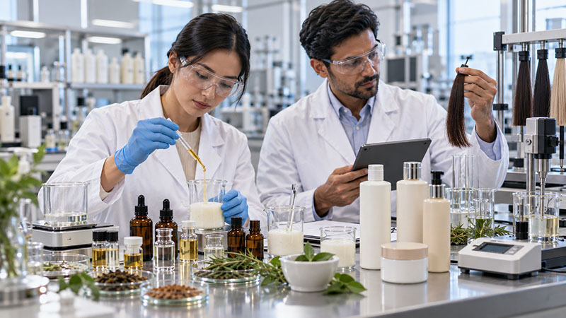Botanical ingredients used in haircare formulations
